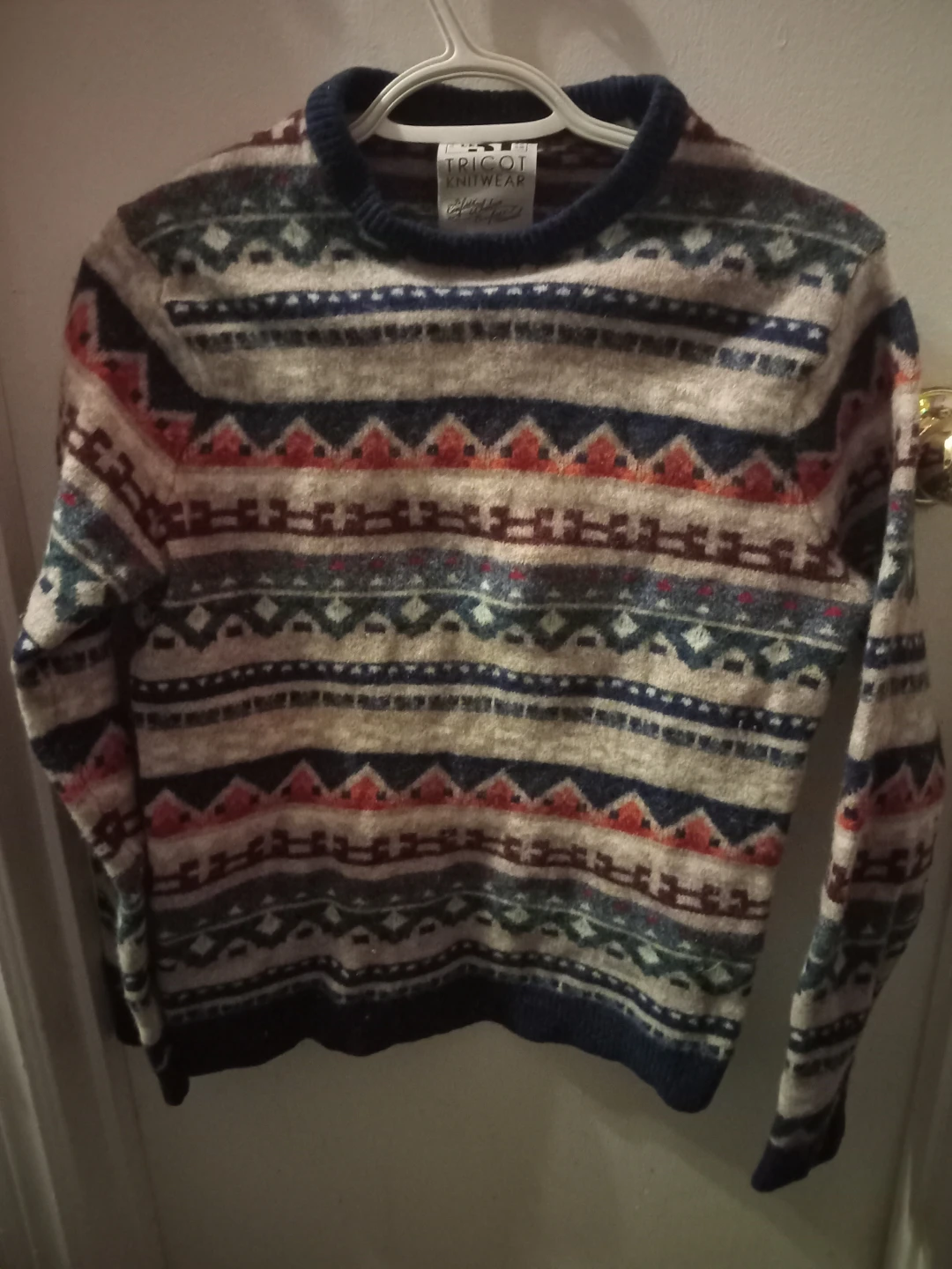 Tricot Knitwear Wool Sweater - Size M
