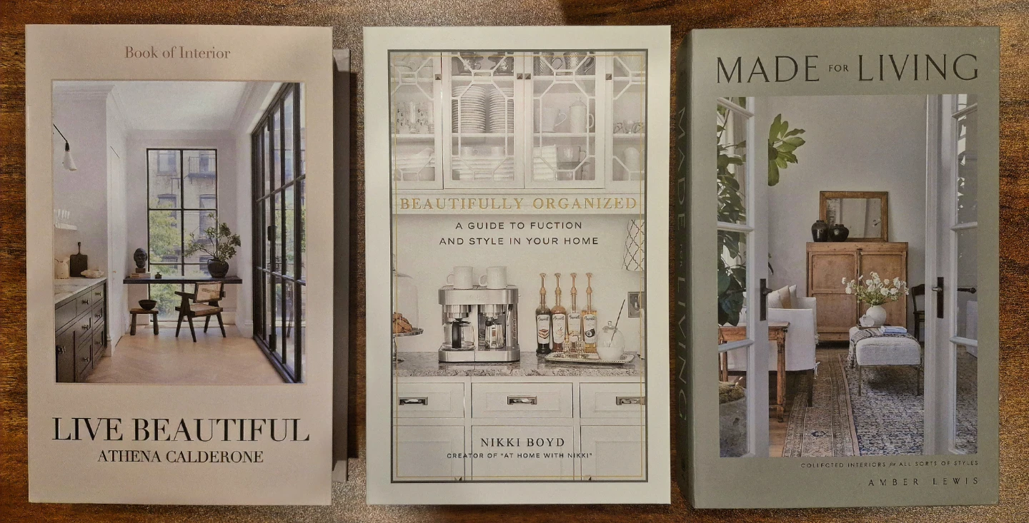 Set of 5 Faux Home Decor Hardcover Books - photo 2