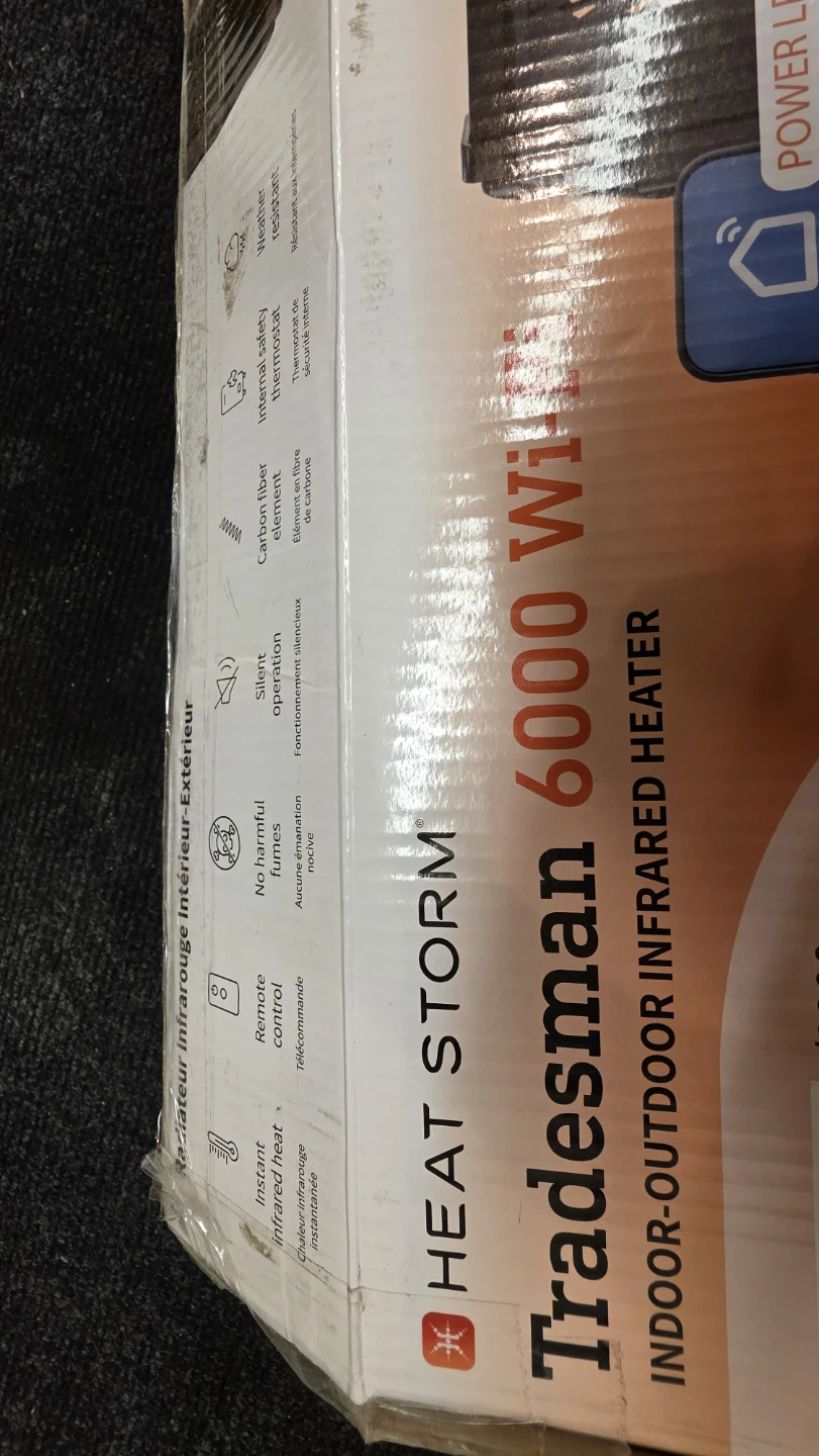 Heat Storm Tradesman 6000 Wi-Fi Infrared Heater - photo 3