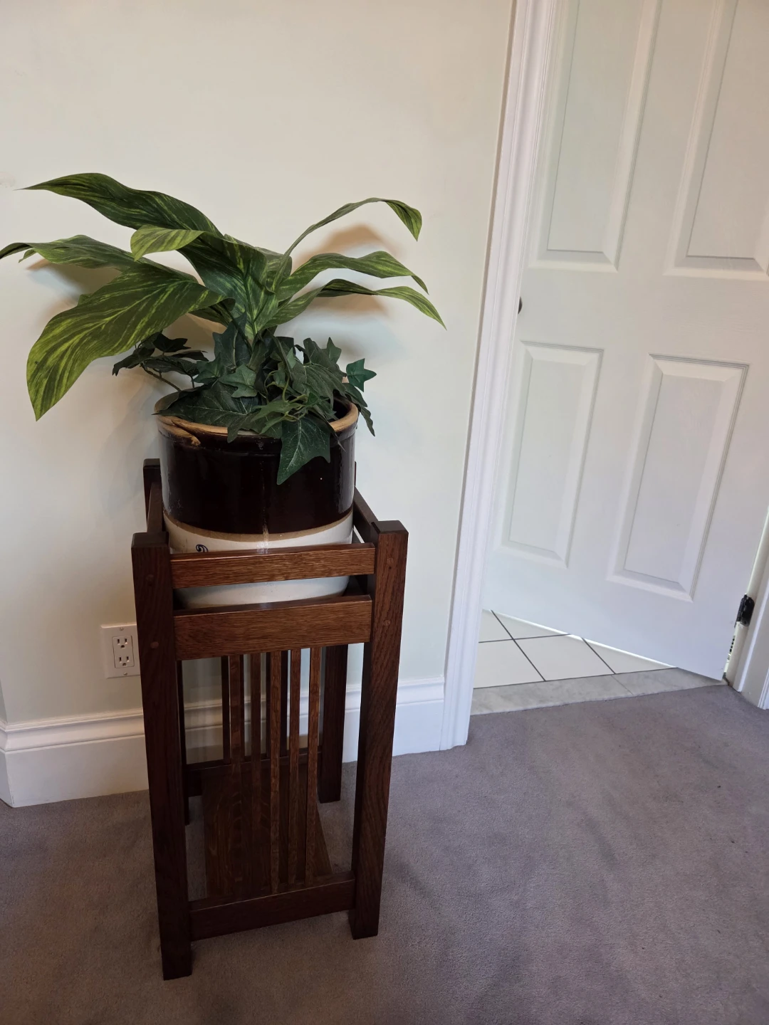 Wooden Plant Stand - photo 2
