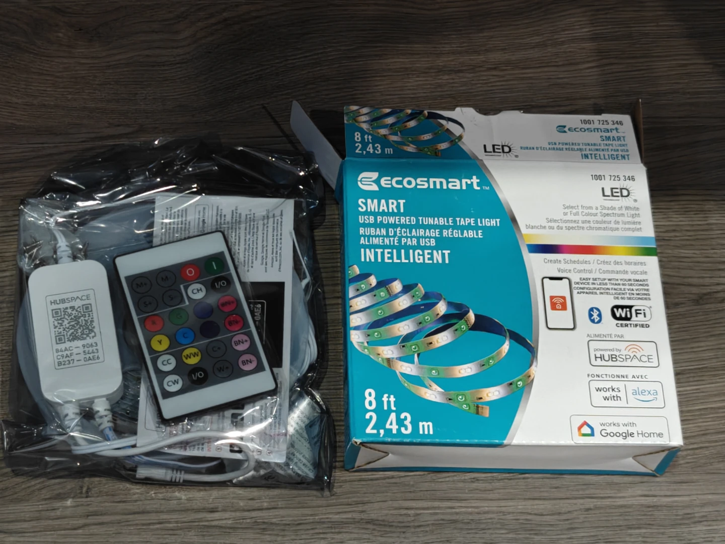 Ecosmart Smart USB Powered Tunable LED Tape Light - 8 ft - photo 3