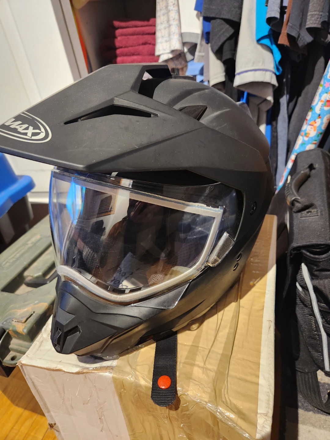 Axxis Motorcycle Helmet - Black