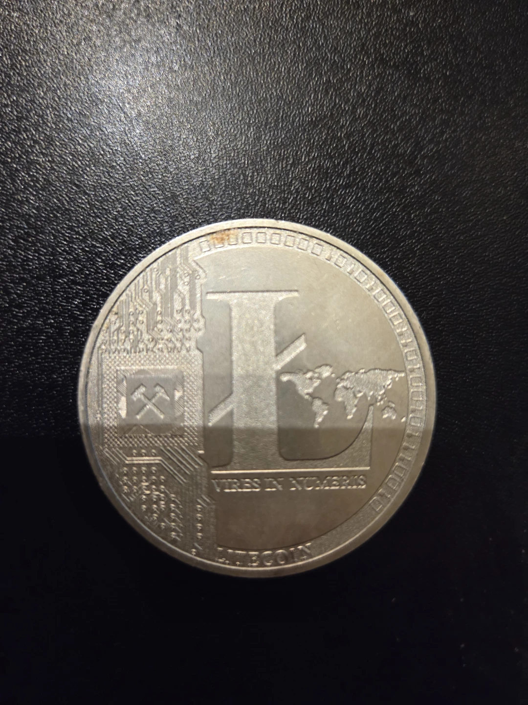 Litecoin 1 Troy Ounce .999 Fine Silver Coin - photo 2