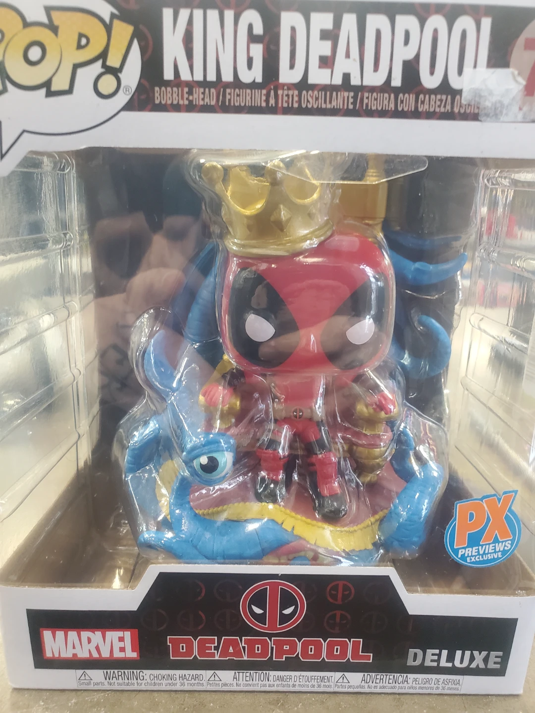 Funko Pop! King Deadpool Deluxe - Marvel