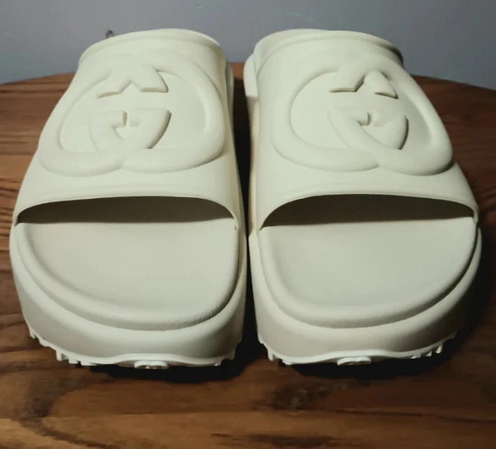 Gucci Platform Slides - Size 38