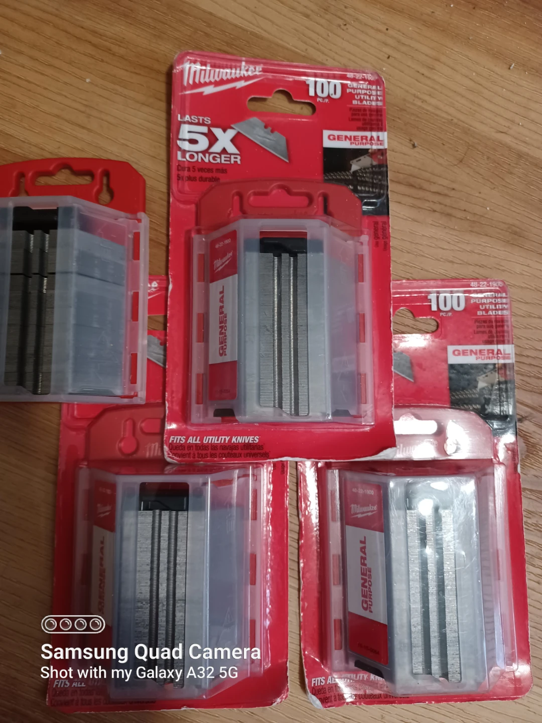 Milwaukee Utility Blades - 100 Pack