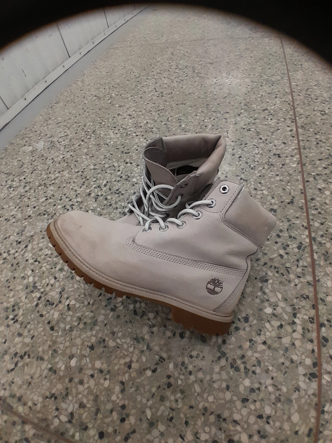 Timberland Women's Beige Suede Lace-Up Boots size 10 - photo 4