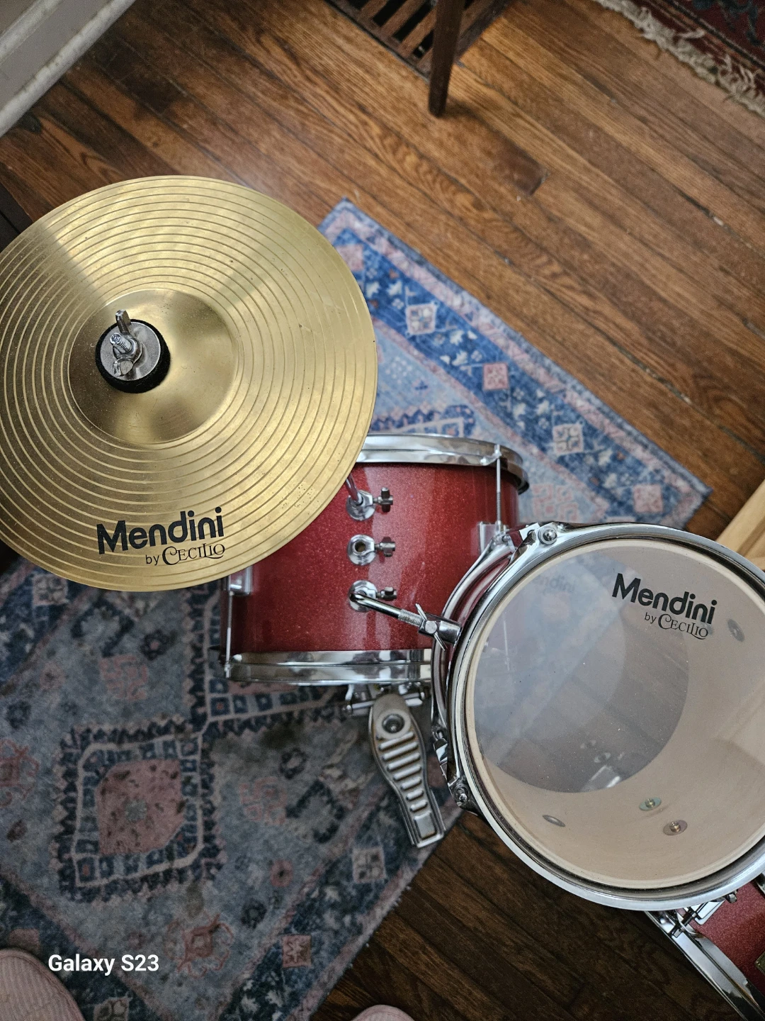 Mendini by Cecilio Kids Drum Set - Red - photo 2