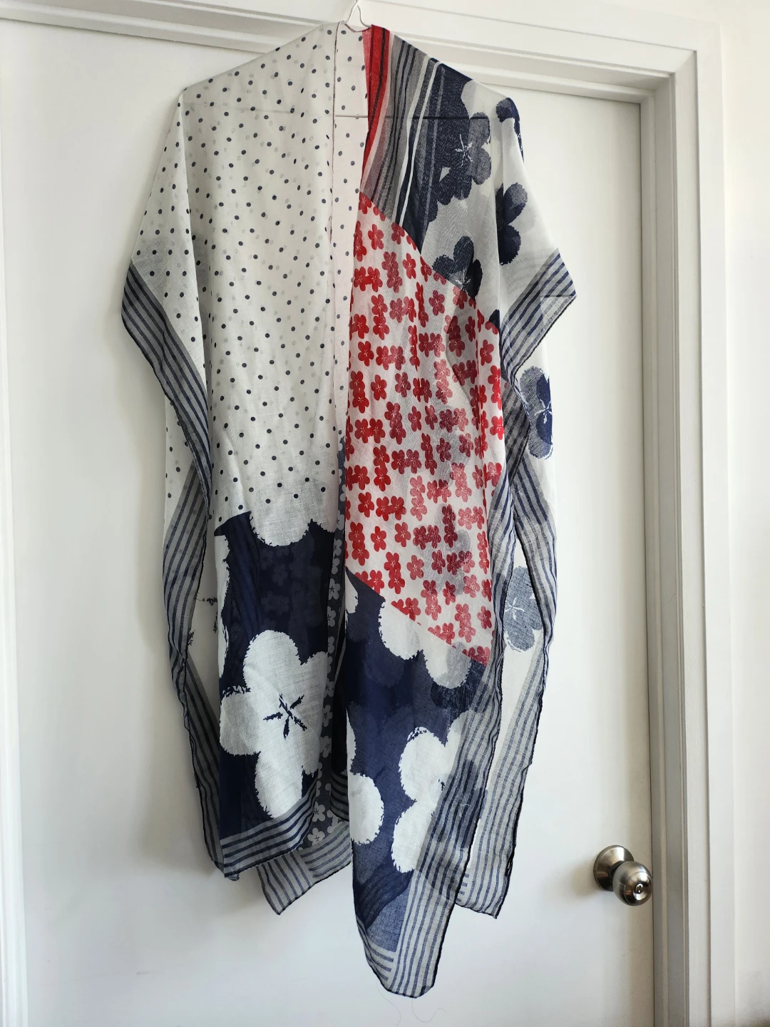 Patchwork Floral Print Scarf