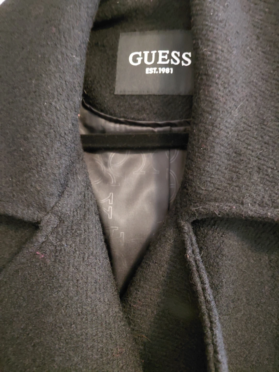 Guess Black Wool Blend Coat - photo 2