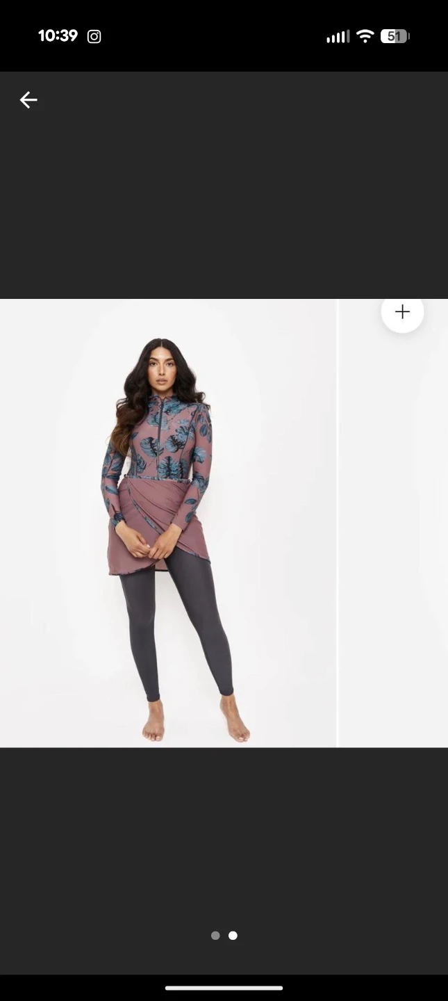 Nacia Modest Swimsuit with Skirt and Leggings
