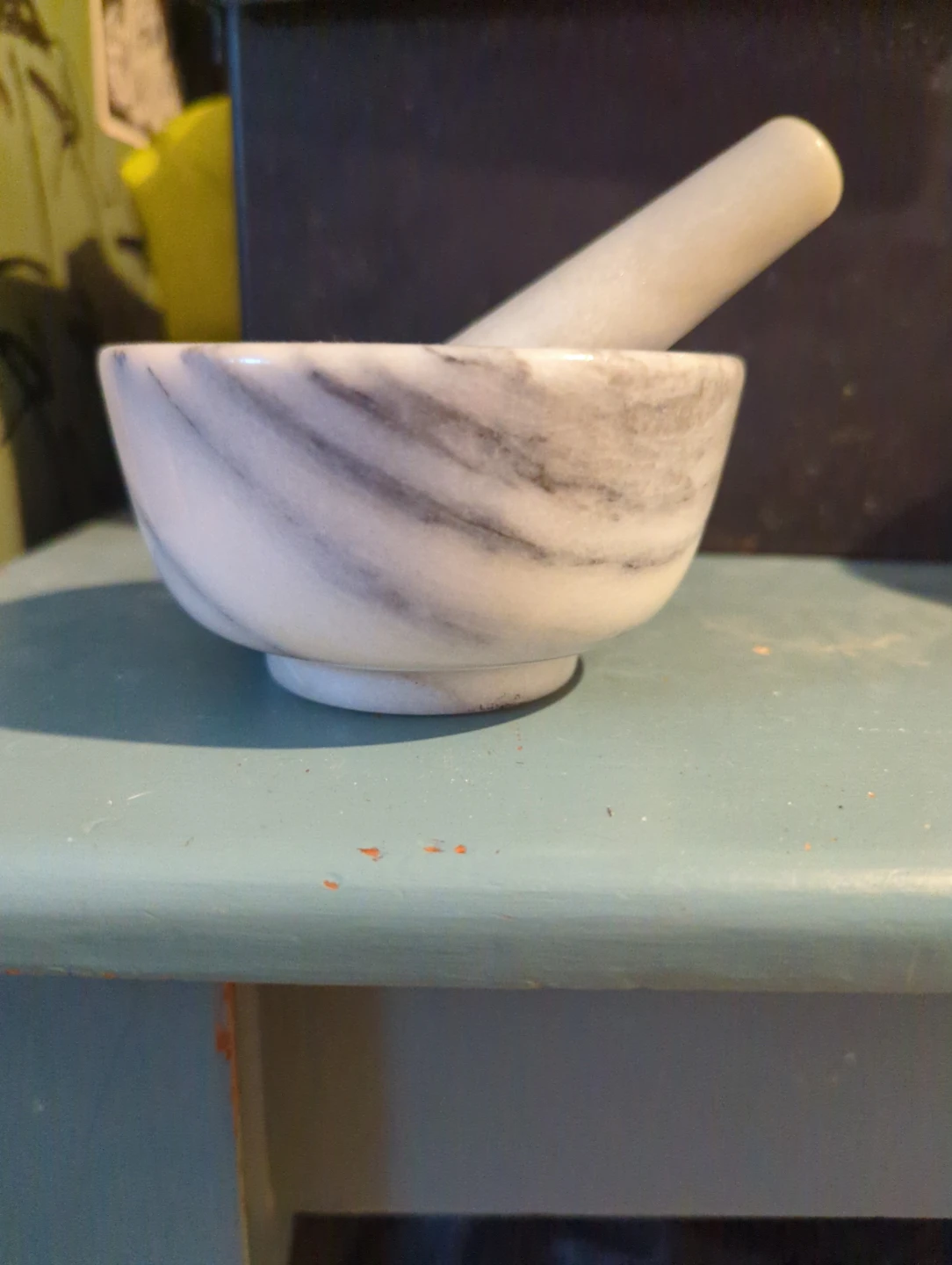 Marble Mortar and Pestle Set