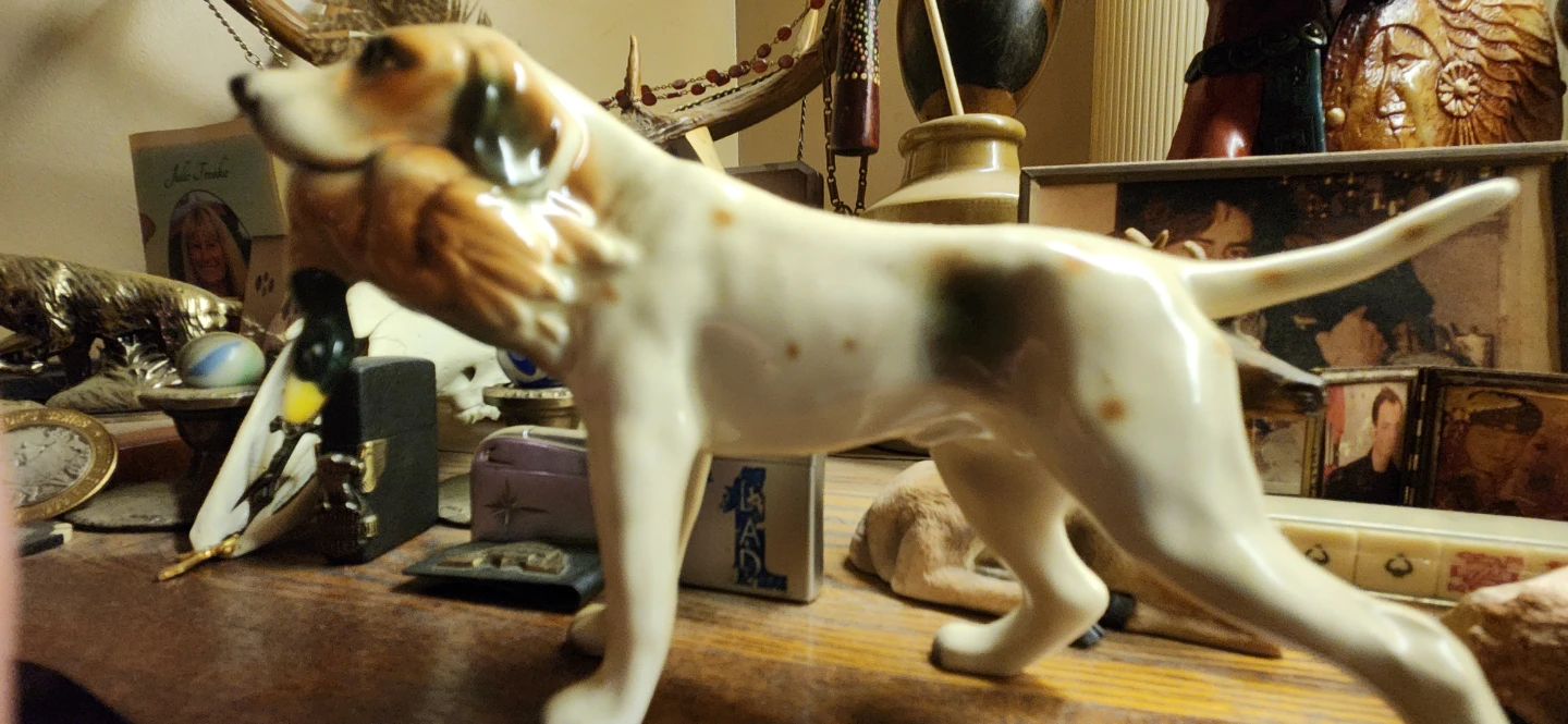 Vintage Ceramic Dog Figurine🥕