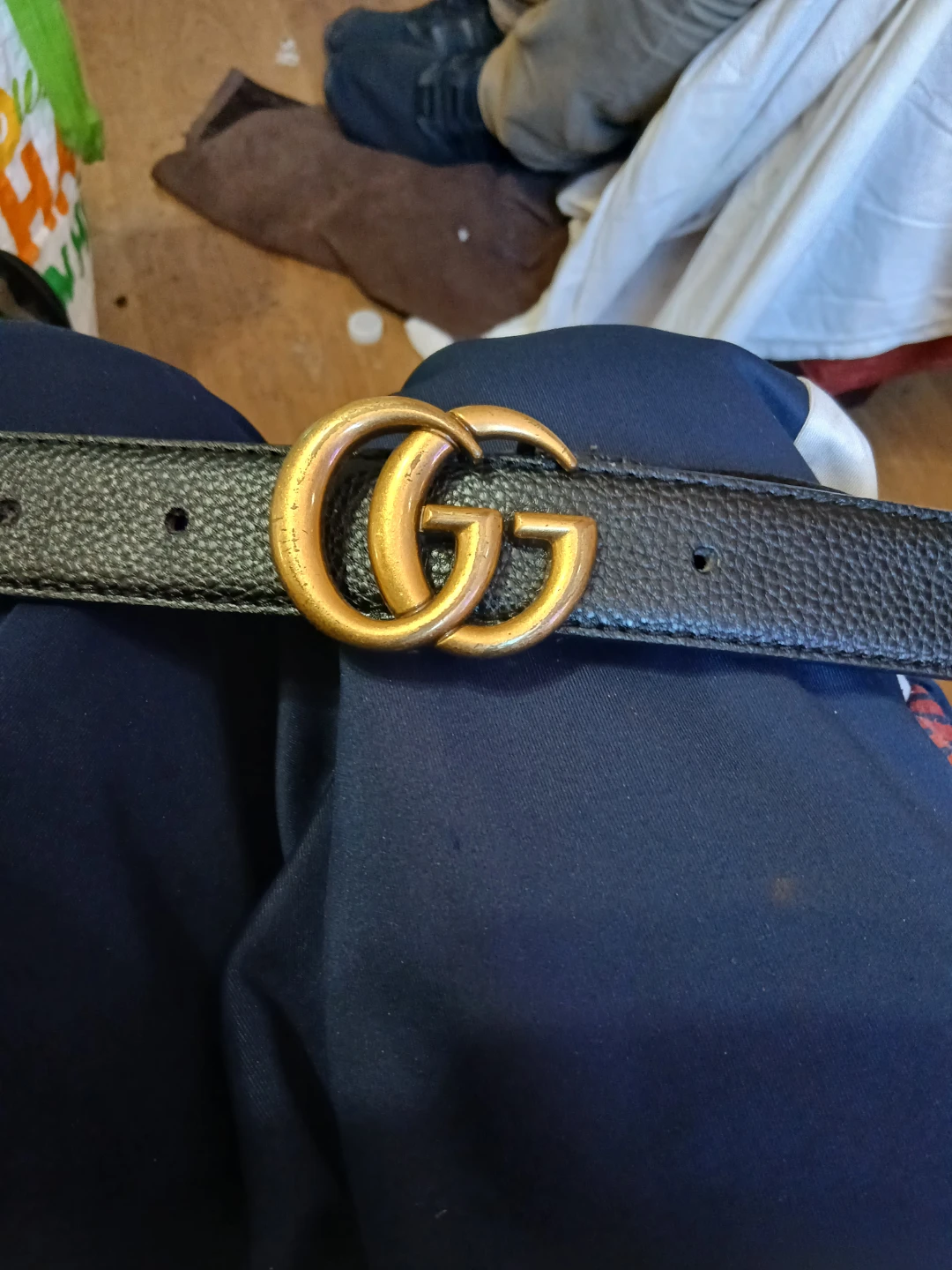 Gucci Leather Belt Size 110-44 - photo 2