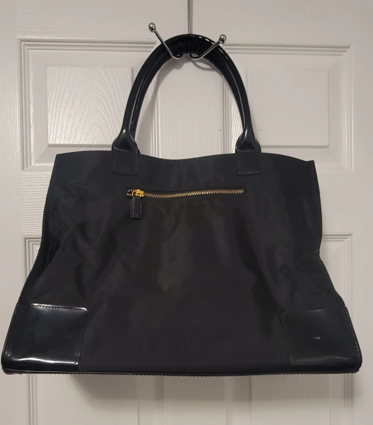 Tory Burch Black Nylon Tote Bag - photo 2