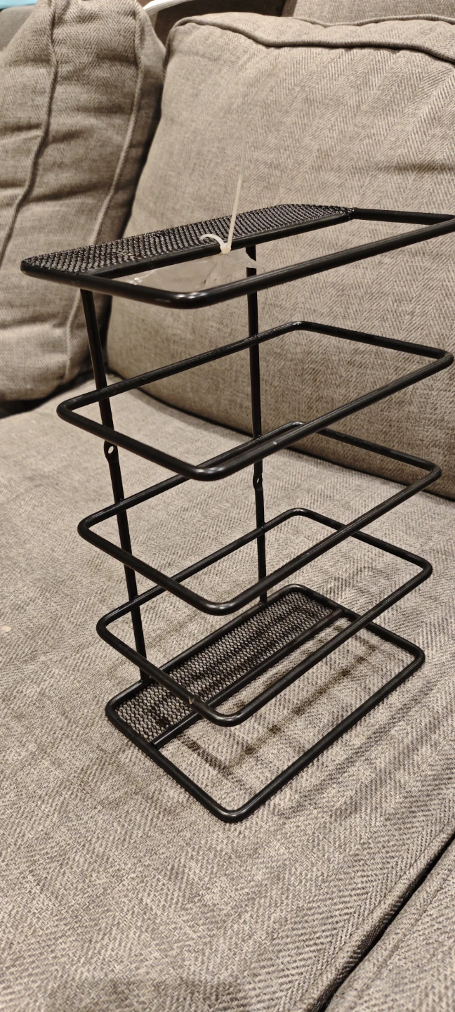 Black Metal 4-Tier Desk Organizer / Mail Sorter - photo 3