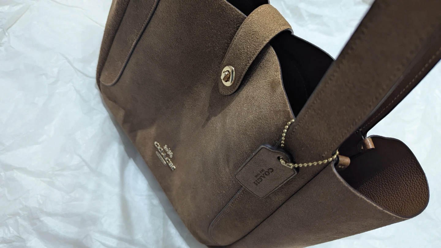Coach Suede Hadley Tote Bag - photo 4