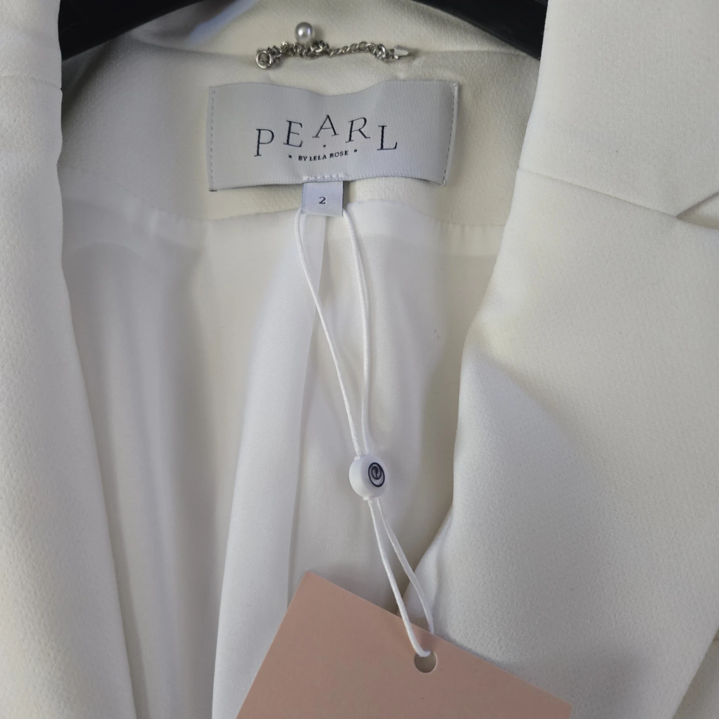 New Pearl by Lela Rose White Blazer - Size 2 - photo 5