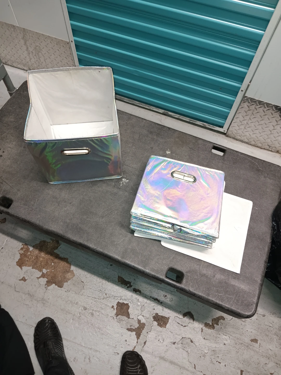 Iridescent Storage Bins - Set of 5 - photo 3