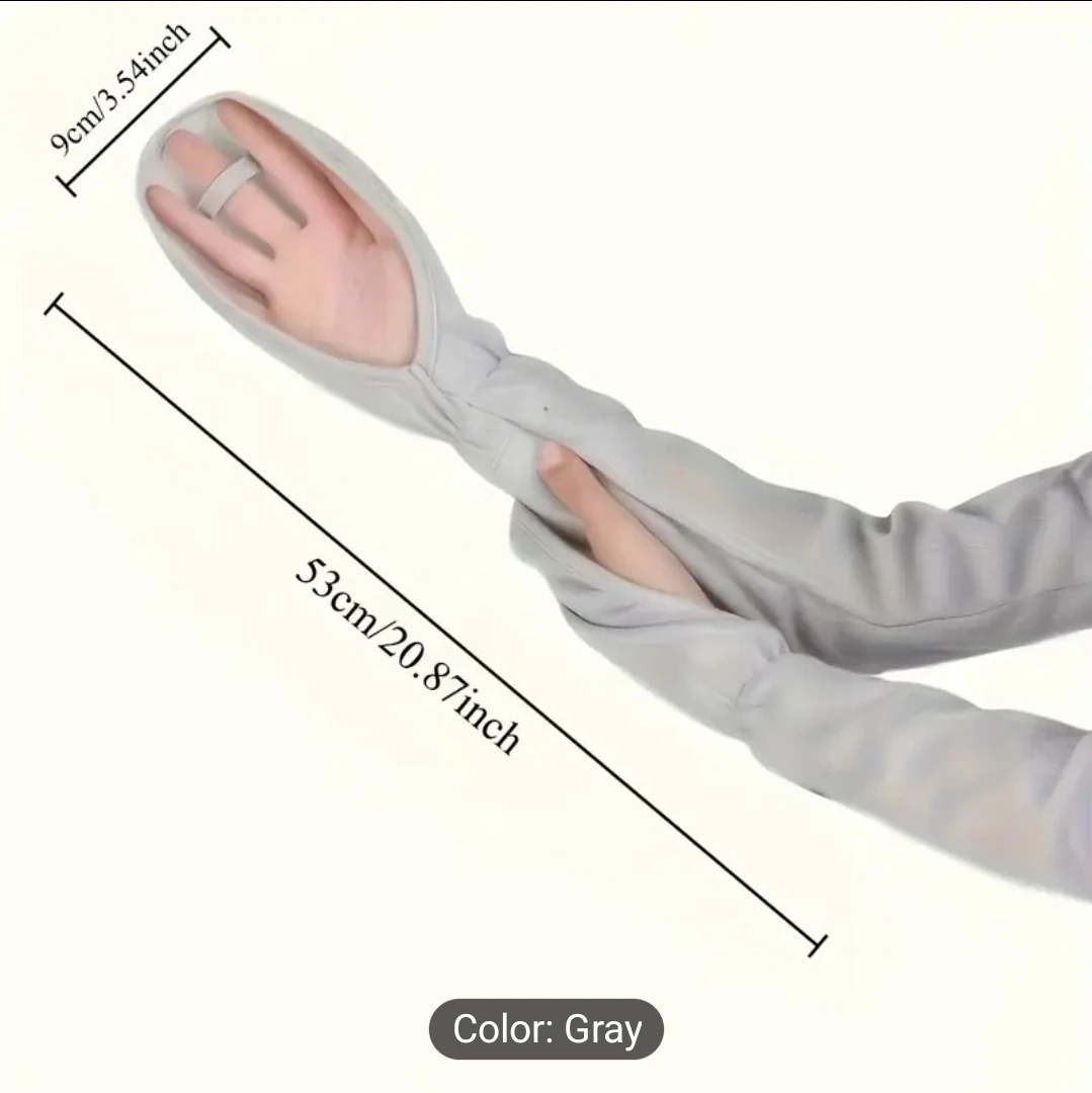 Glove Sleeves, 1 Pair Stylish Sun Protection, Oil Splash cooking - photo 4