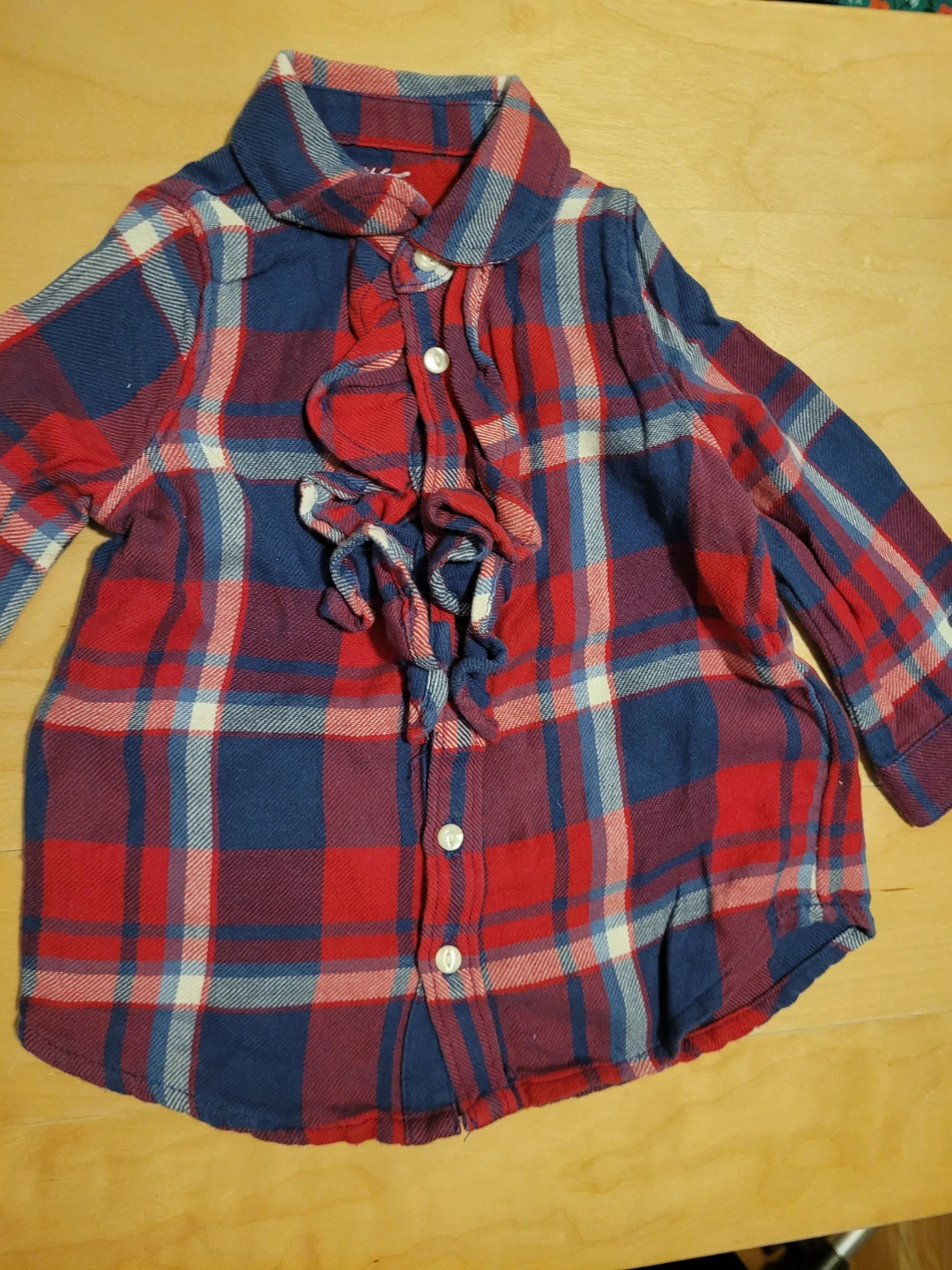 12 months Girl's Long Sleeve Shirts - photo 3