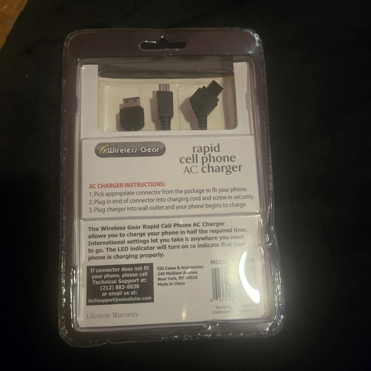 Wireless Gear Rapid Cell Phone AC Charger - New - photo 2