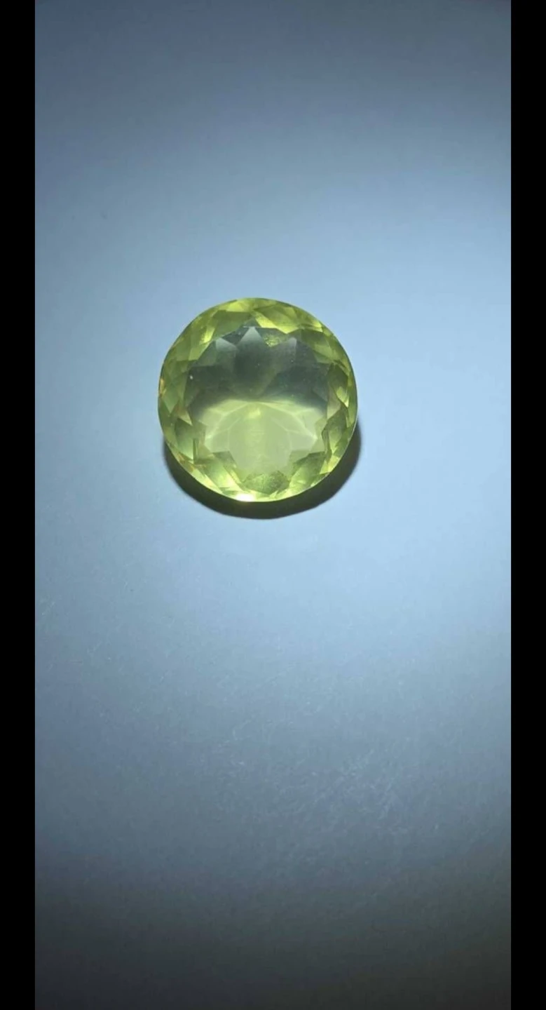 Natural lemon citrine