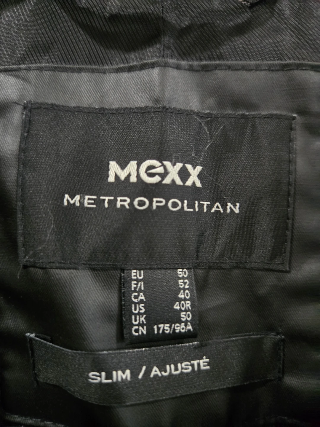 MEXX Metropolitan Black Trench Coat (US 40R) - photo 2