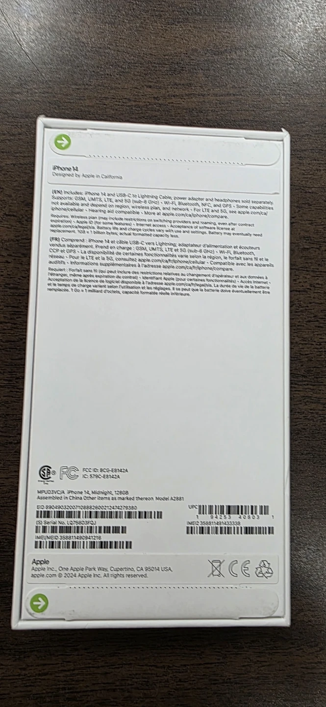 New Apple iPhone 14 Midnight - photo 2