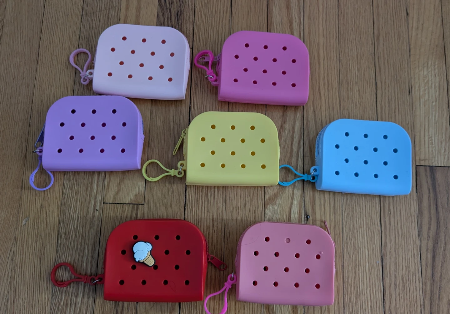 Croc charm Coin Pouch