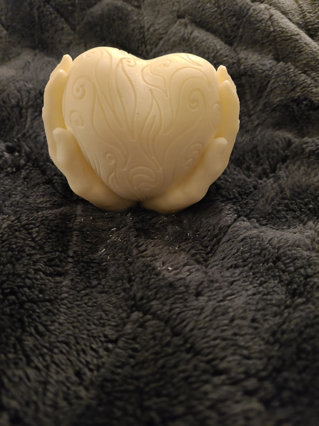 Heart in Hands  Soy Candle
