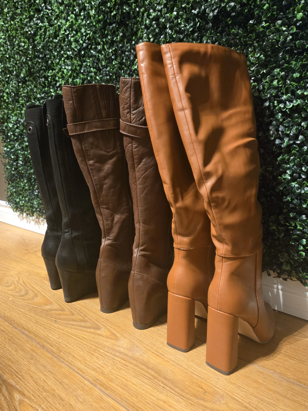 Knee High Boots - Black, Brown, Tan - photo 4