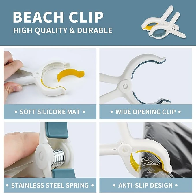 Beach Towel Clips - 10 pcs - photo 3