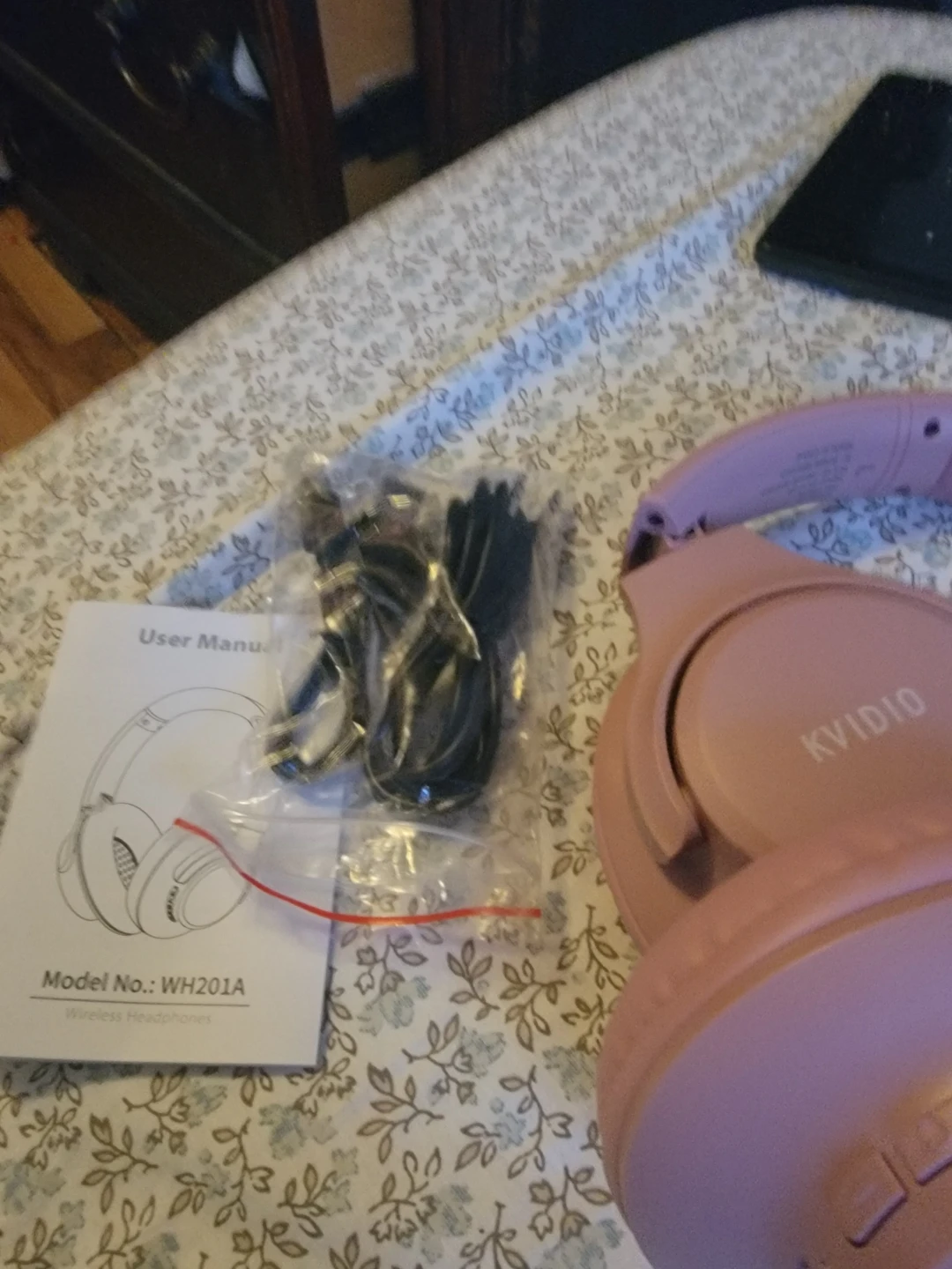 Kvidio WH201A Wireless Headphones - Pink - photo 3