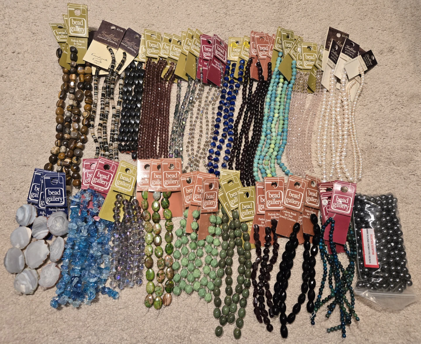 Lot of Assorted Bead Strands (Lot Q)
