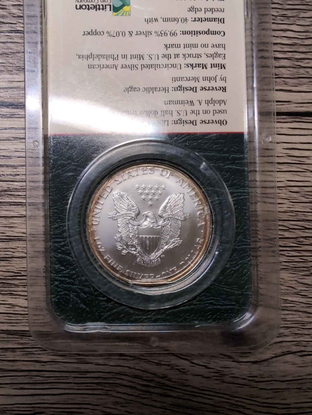Silver American Eagle Coin (1986-date) - photo 3