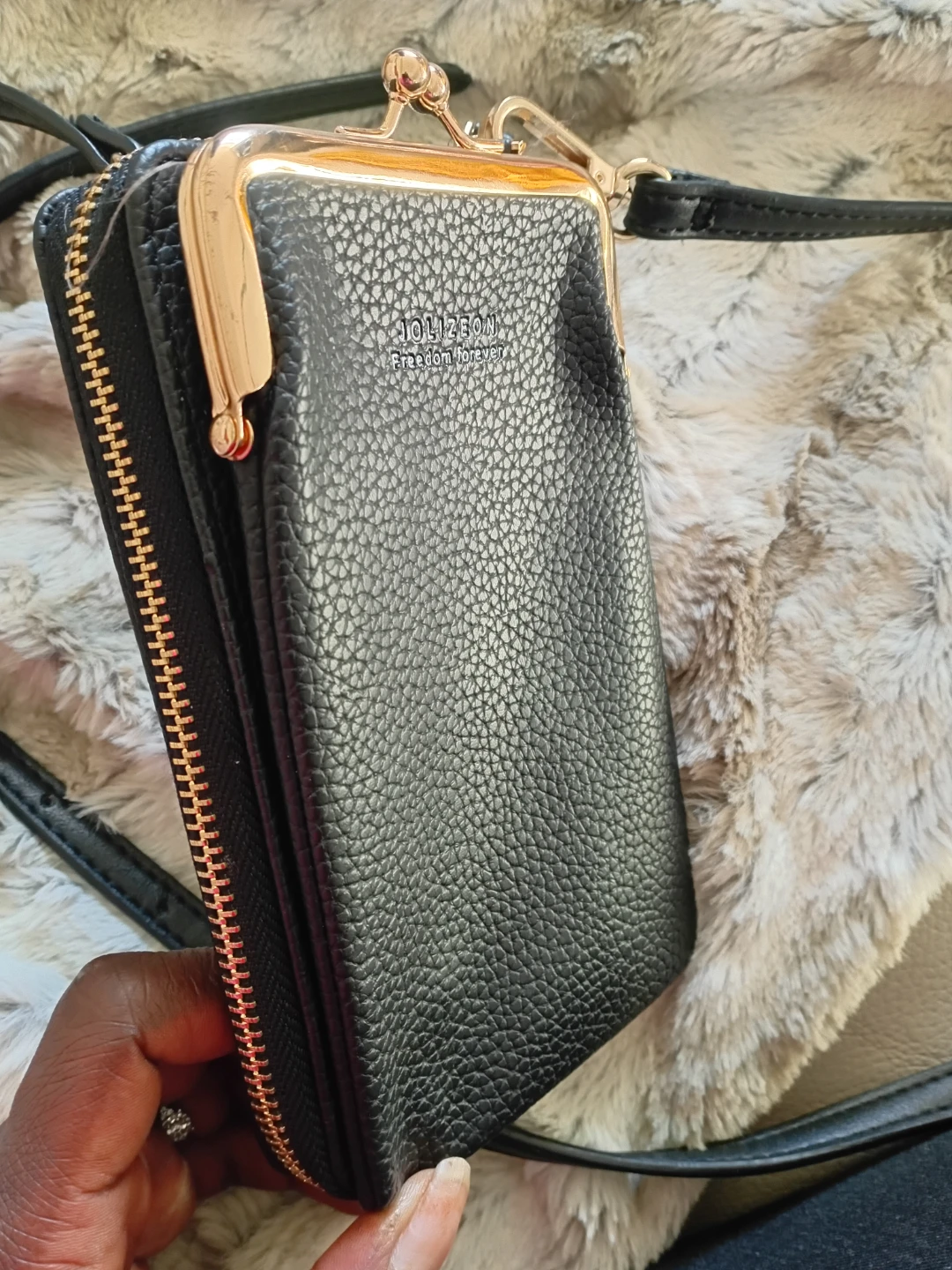 Jolizeon Black Crossbody Cellphone Purse - photo 2