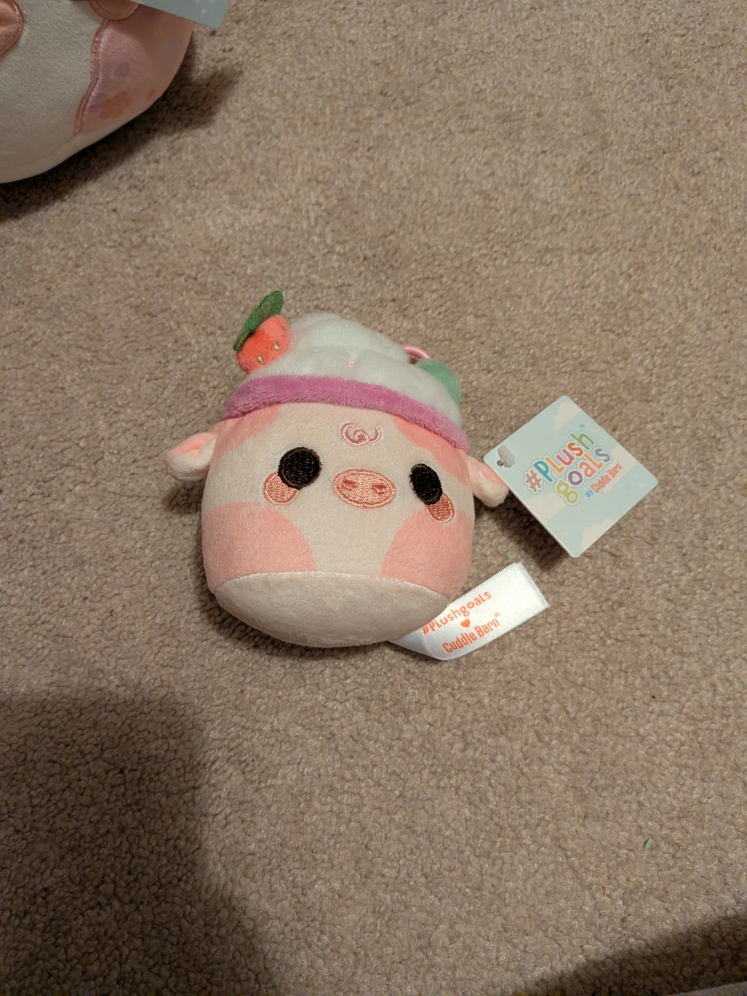 PlushMallows Strawberry Cupcake Plush Toy - photo 3