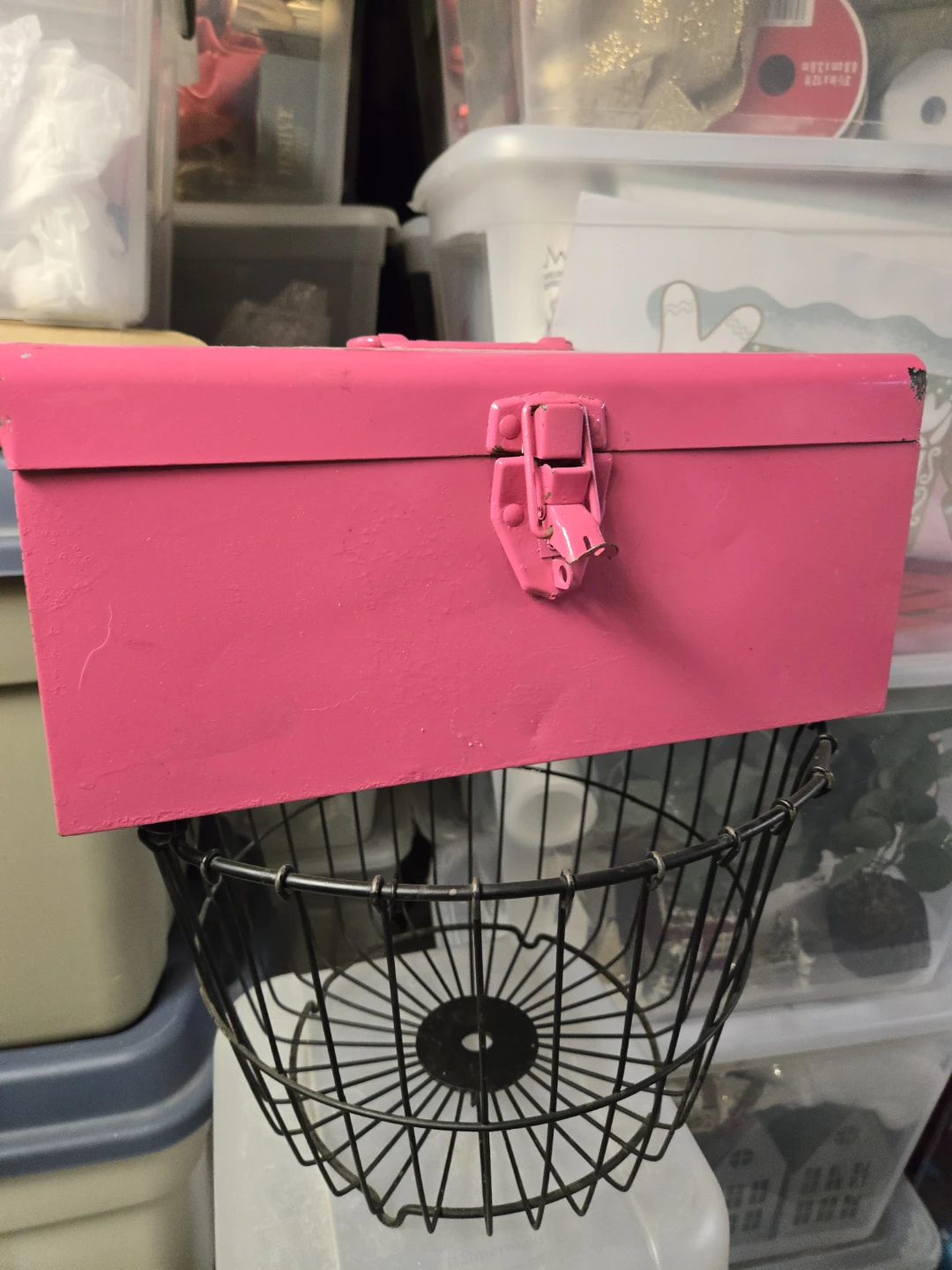 Pink Metal Toolbox