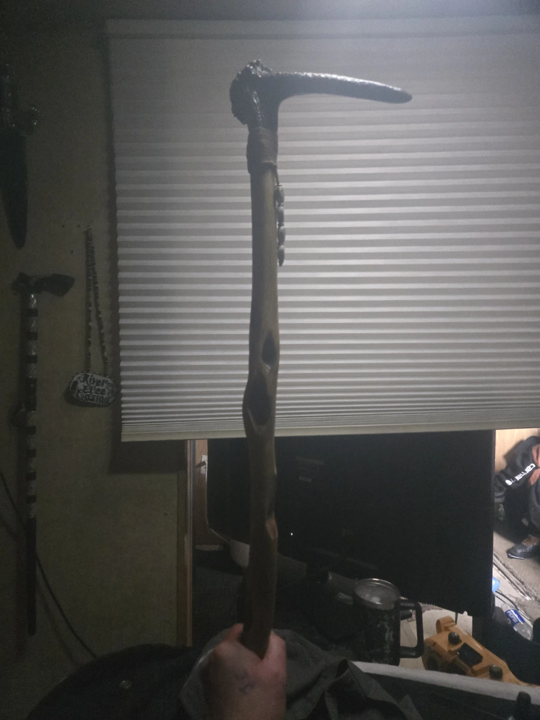 Handcrafted Antler Walking Stick - photo 4