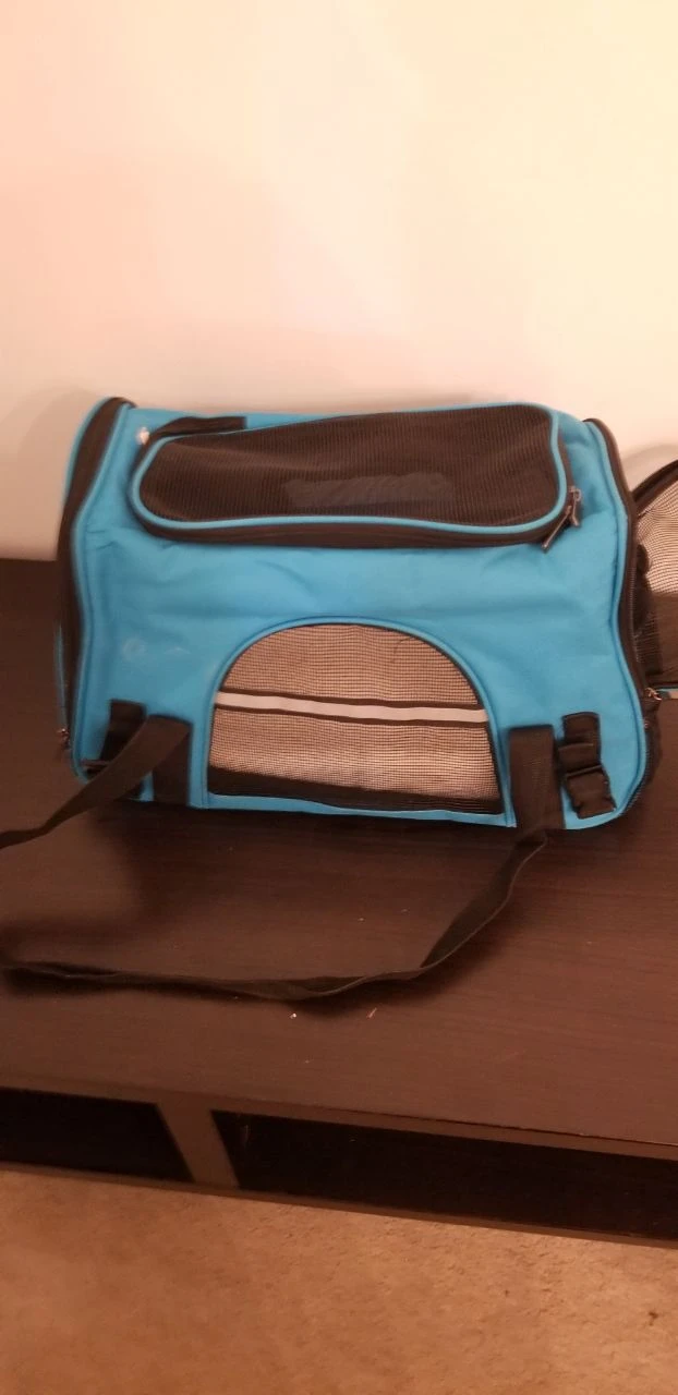 Blue Pet Carrier