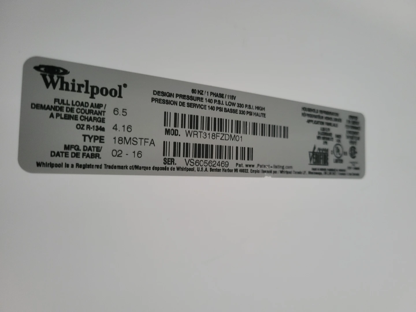 Whirlpool stainless steel fridge - photo 5