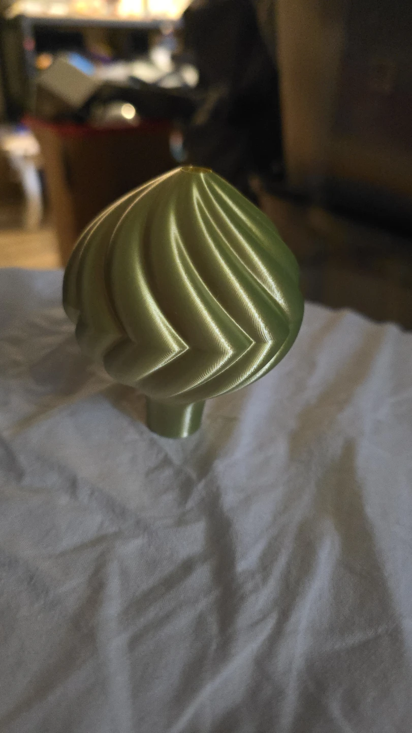 3D Printed Swirl Design Knob