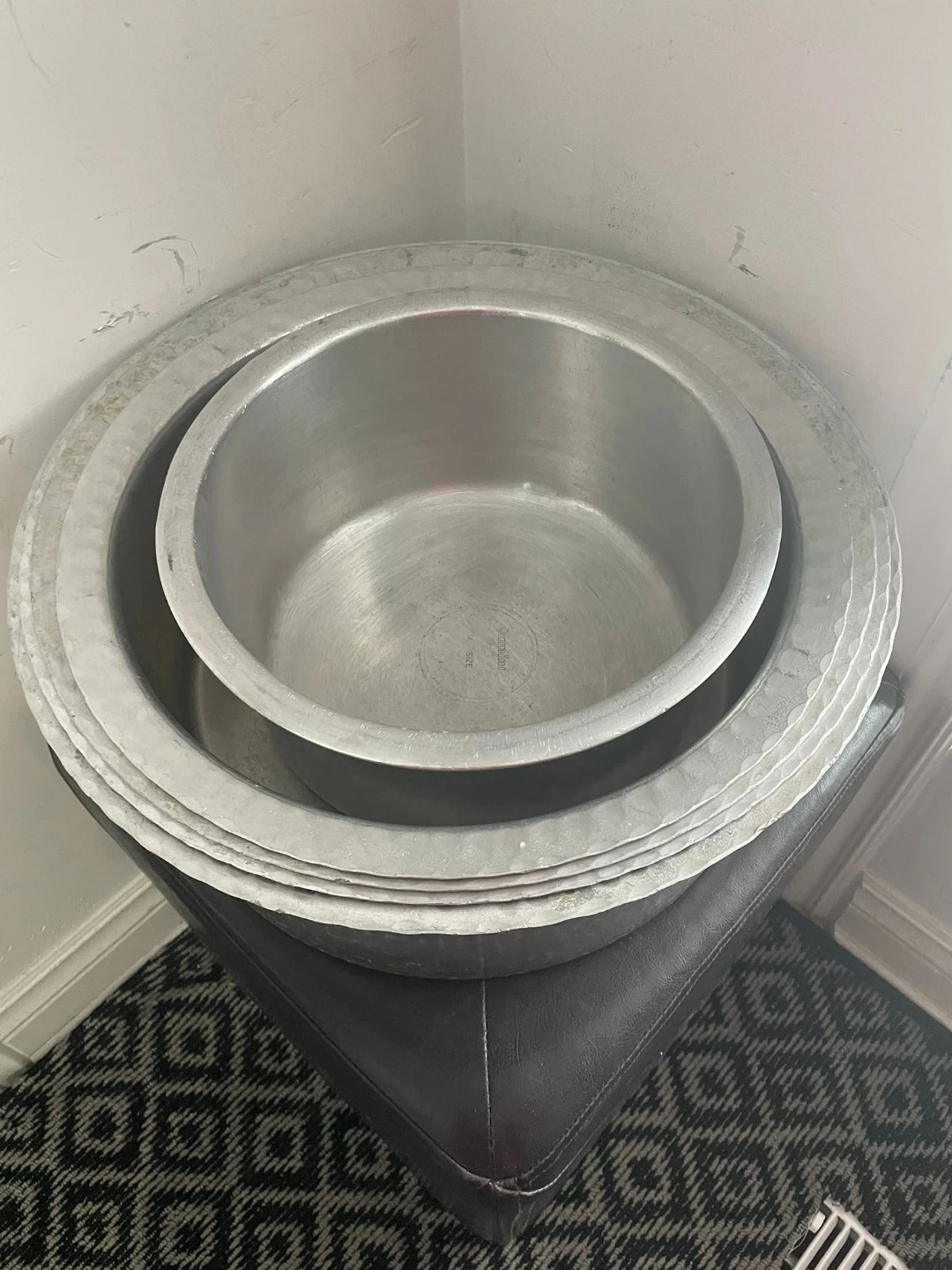 Set of 5 extra large Aluminum Pots - 101 Brand from india