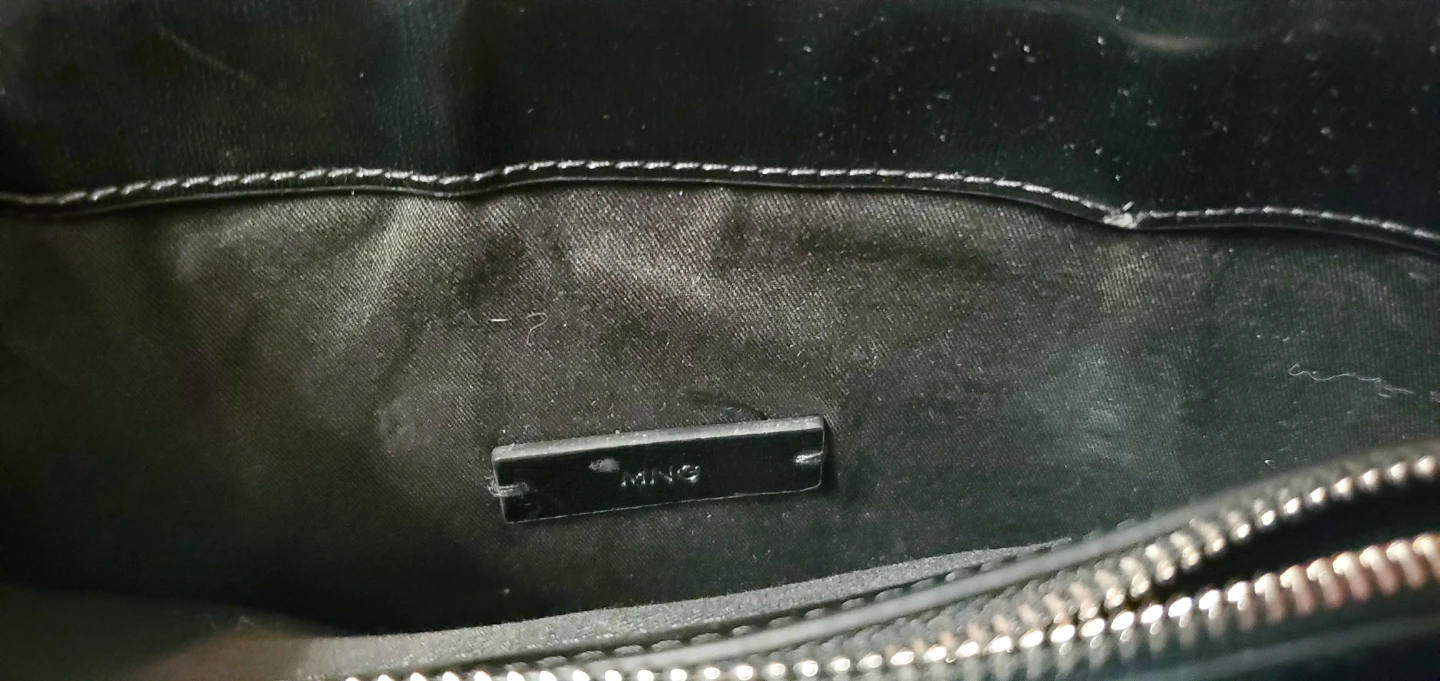 MNG Black Patent Leather Tote Handbag - photo 4