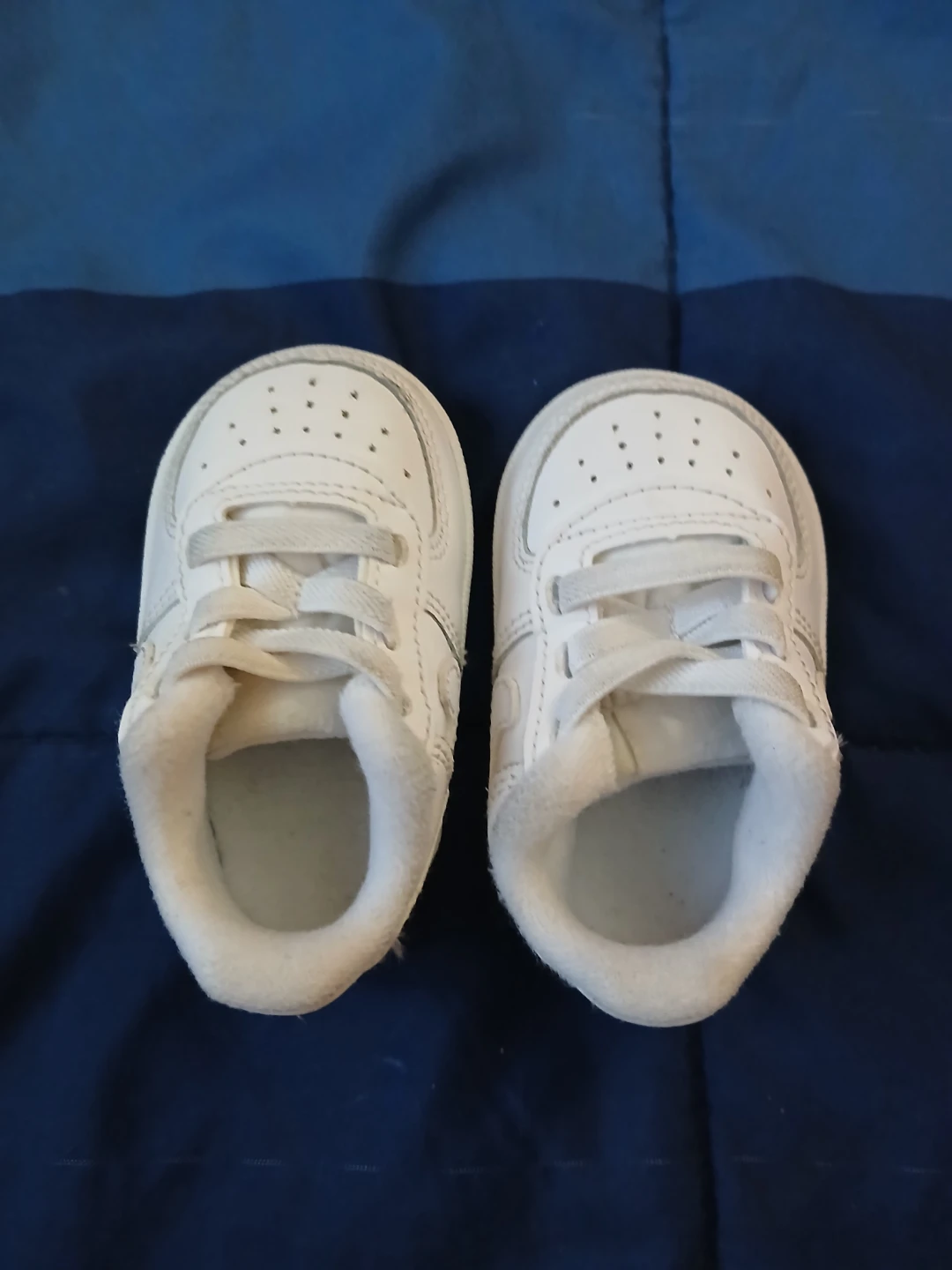 Nike Air Force 1 Crib Shoes - White