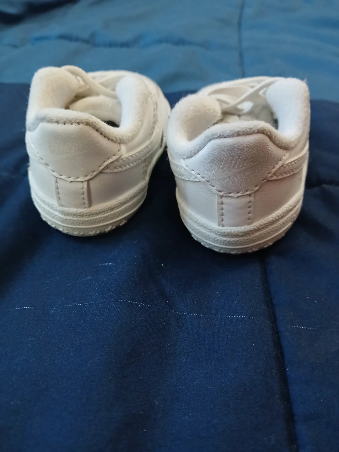 Nike Air Force 1 Crib Shoes - White - photo 2