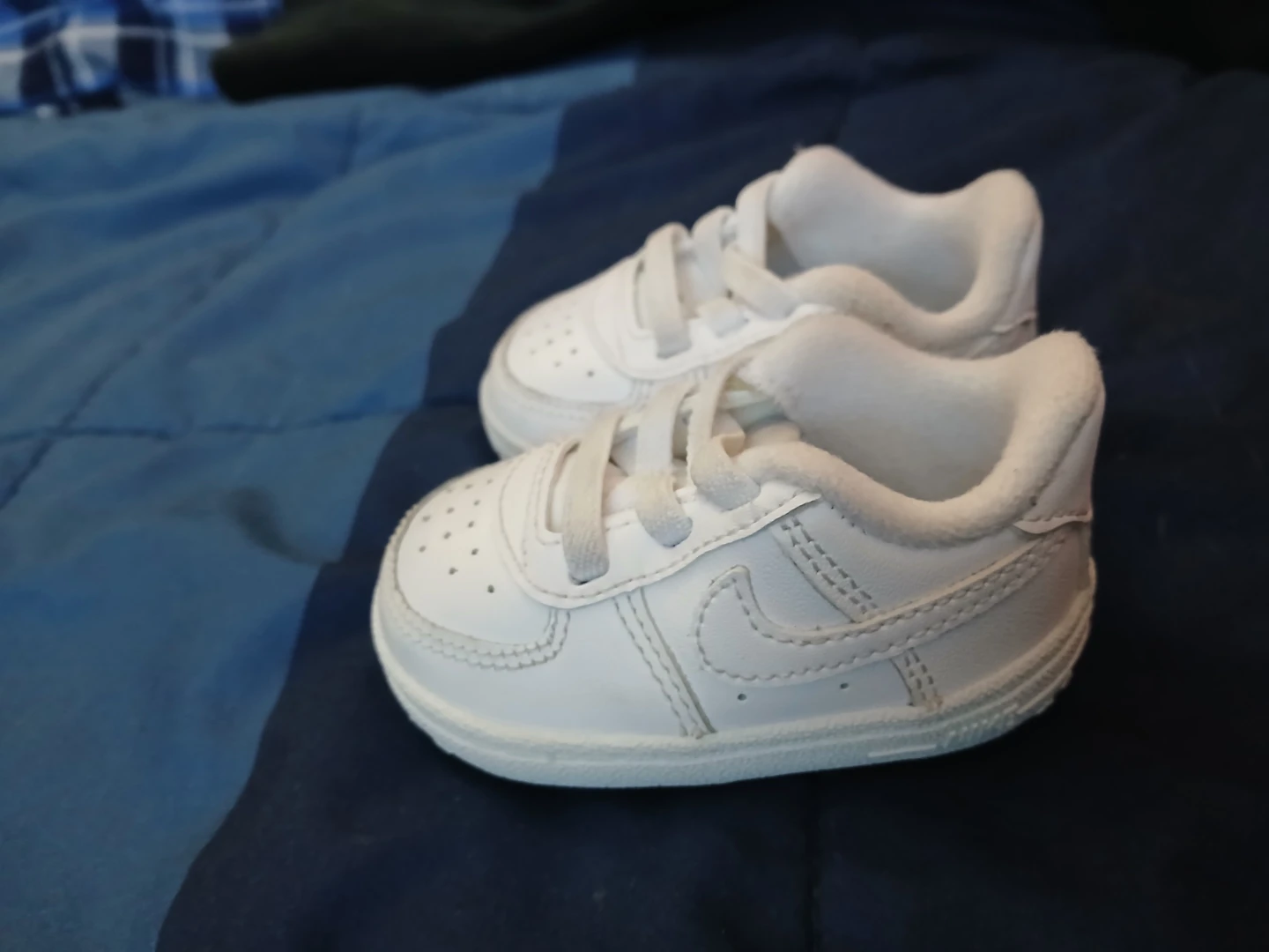 Nike Air Force 1 Crib Shoes - White - photo 3