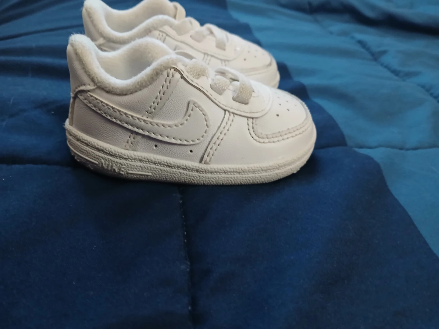 Nike Air Force 1 Crib Shoes - White - photo 4
