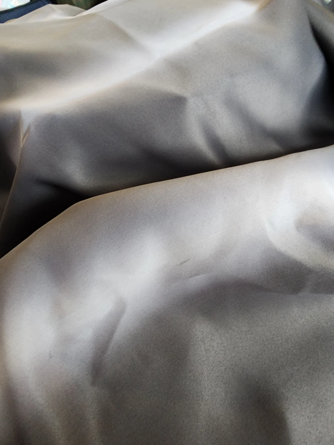 Polyester Curtain Panel - Light Grey - set of 4 - 215x95 - photo 4